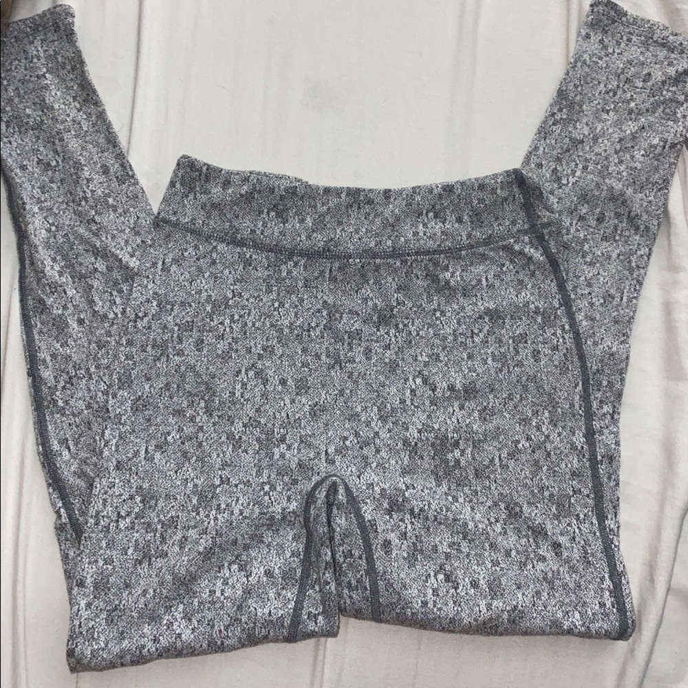 Gym Shark Grey Fleur Leggings